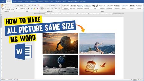 what is the size of 2 by 2 picture in microsoft word|How to make all images the same size in Microsoft Word.